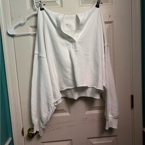 Aerie Soft White Sweatshirt